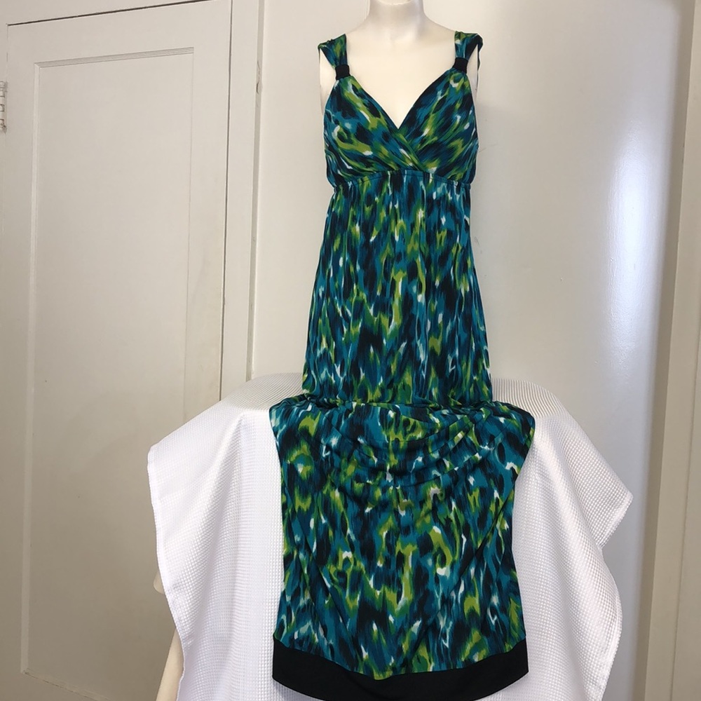 Elegant Multicolor Sleeveless Dress